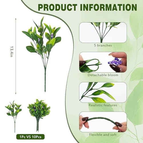 SJL Artificial Flowers for Spring Realistic Fake Plants with Greenery Stems, UV Resistant Plants Plastic Floral Arrangement for Outside Window Box Front Porch Hanging Planter Home Decoration(Purple) - color: Bundle Purple Gladiolus
