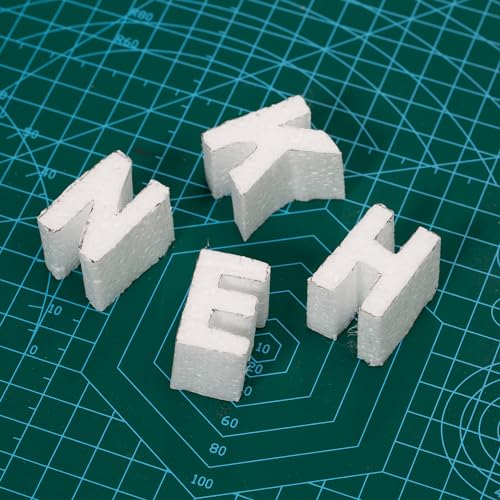 Crafare 3x3x3 Inch 24Pack Craft Foam Square Polystyrene Square Cubes for Arts Projects Sculptures Floral Arrangements Modeling and Centerpieces - size: 3x3x3inch 24pcs