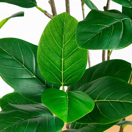 Nearly Natural 7ft Artificial Minimalist Audrey Ficus Tree - Indoor Fake Tree for Home Decor - Realistic Greenery