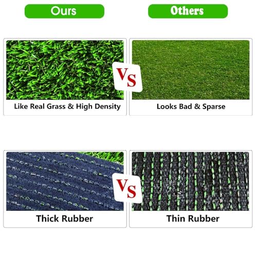 CooZero Artificial Grass, Professional Dog Grass Mat, Potty Training Rug and Replacement Turf Outdoor Rug Patio Lawn Decoration, Easy to Clean with Drainage (39.4 x 19.7 inch) - size: 39.4 x 19.7 inch