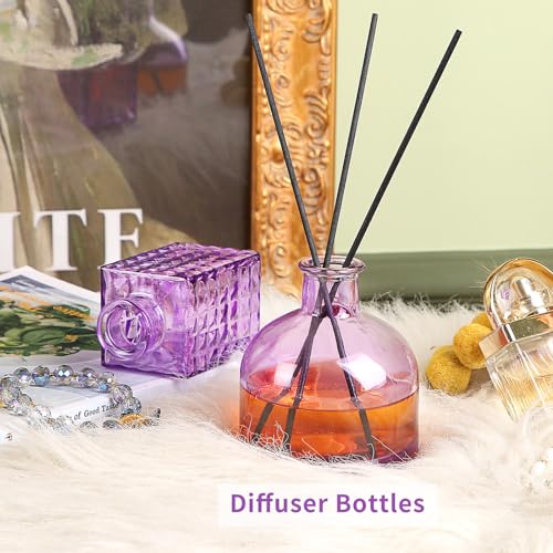 Glass Bud Vases in Bulk Set of 30 Pcs,Small Glass Vases for Flowers as Wedding Centerpieces for Tables,Clear Flower Vases Suitble for Wedding Decorations,Home Decor (Light Purple, 30 pcs) - color: Light Purple, size: 30 pcs