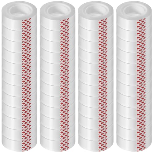 48 Rolls Transparent Tape Refills, Clear Tape, 3/4 x 800 Inches, Glossy Gift Wrapping Tapes for Dispenser, Office, School, Home - size: 48 Rolls