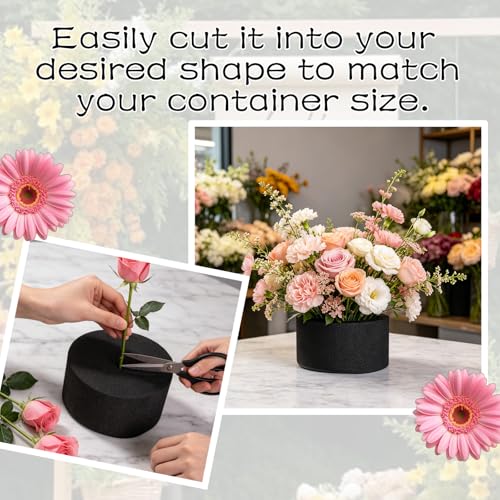8 Piece Reusable Floral Foam Blocks, 3.15 x 1.5 Inch, Water Resistant, for Artificial Flower Arrangements, Outdoor Planters, Wedding Decor (8, 3.15 x 1.5) - size: 3.15 x 1.5