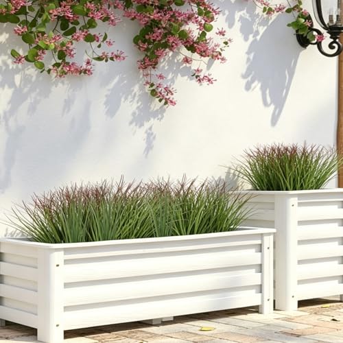 FOIMAS 24pcs Artificial Grass Plants,9.84" Faux Shrubs Wheat Grass Greenery Stems Fake Plants for Indoor Outdoor Home Decoration - size: 9.84
