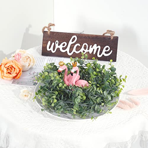 Sggvecsy Artificial Eucalyptus Garland 3 Pack Fake Eucalyptus Greenery Garland Faux Hanging Plants Artificial Vines, 5.6 Feet/Strand for Wedding Backdrop Arch Wall Table Party Outdoor Festival Decor - size: 3 Pack