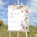 Love Is In Bloom Flower Bar Sign, Bloom Bar Sign Bridal Shower, Sign Love In Bloom, Flowers Sign, Flower Market Sign - color: Flower #12
