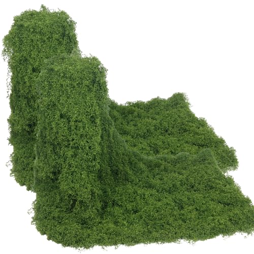 FAICOIA 2 Pcs Fake Moss Rolls Table Runner for Decoration 12" x 71" Artificial Moss for Plants Indoor Dark Green Faux Grass Rug for Planters Crafts DIY Table Fairy Garden Floral Wedding 30 x 180cm - color: Dark Green, 2 Pcs-12 X 71 Inch/30x180cm