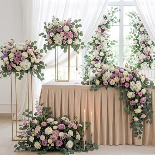 70 Pieces Artificial Eucalyptus Leaves, 11 Inches Tall Silver Dollar Eucalyptus Fake Greenery Stems Faux Plant DIY Bouquets Floral Arrangement Wedding Home Decor