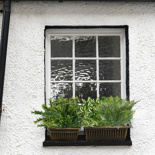 15Pcs Outdoor Artificial Plants UV Resistant Fake Plastic Greenery Spring Grass for Outside Yard Front Porch Patio Window Box Planter Basket Decor (Yellow Green) - color: Yellow Green