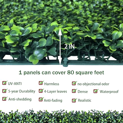 ODTORY Artificial Ivy Privacy Fence Wall Screen: 8FT X 10FT (80 sqft) UV-Anti Faux Boxwood Roll Panels Greenery Backdrop Ivy Vine Leaf Hedges for Indoor Outdoor Green Decor - size: 96 X 120 IN