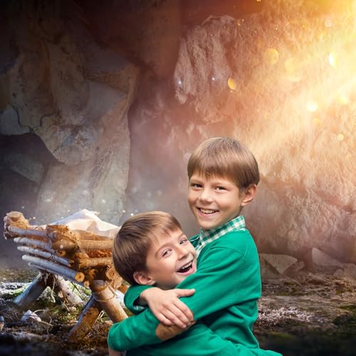 Nativity Scene Backdrop Birth of Jesus Christmas Night Bethlehem Holy Light Photography Background Sunray Manger Stable Backdrop Religious Xmas Christmas New Year Holiday Background Props 5x3ft - color: Brown_Orange, size: 5x3ft