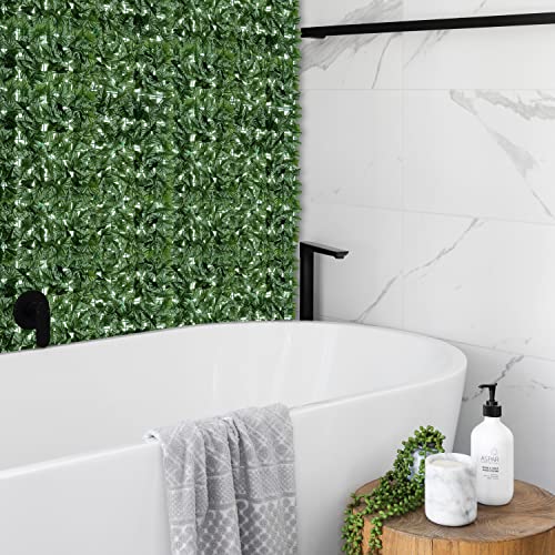 Artificial Ivy Privacy Fence Screen 99x59.5in Faux Greenery Privacy Fence Backdrop Ivy Vine Leaf Hedges Fence with Bag for Indoor Outdoor Garden