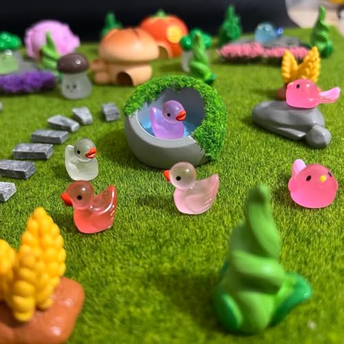 6 Pieces 6 x 6 Inches Fake Grass Decor for Crafts,Artificial Grass for Miniature Ornament Projects,Miniature Diorama,Miniature Decoration,House Scences