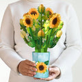 Lovepop Everyday Sunflower Blooms Pop-Up Flower Bouquet for Her and Him - 3D Greeting Cards for Boys, Girls, Men, Women - 12" Bouquet - Blank Notecard Included - color: Sunflower Blooms Bouquet