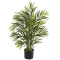 Nearly Natural 2.5ft Artificial Areca Palm Tree, UV Resistant (Indoor/Outdoor)