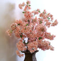 Larksilk Light Pink Cherry Blossom Branches Sakura, Japanese Faux Silk | Faux cherry blossom and Japanese sakura branches, plum/peach silk stems; real-touch for tall vase, wedding & spring decor
