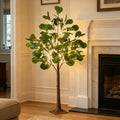 Hairui Lighted Artificial Fiddle Leaf Fig Tree 4FT 102 LED Fairy Lights, Faux Plant Tree with Lights for Home Room Spring Christmas Decoration Indoor - style: 4FT Fiddle Leaf Fig Tree