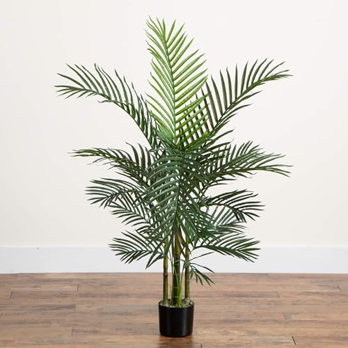 Nearly Natural 4ft. UV Resistant Artificial Areca Palm Tree (Indoor/Outdoor) - size: 4ft