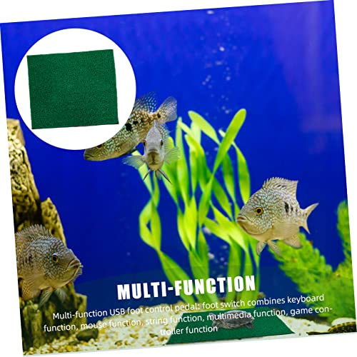 Fish Tank Simulation Turf Mat 9.84X7.87 Inch Artificial Turf for Turtle Basking Platform Reptile Habitat Home Landscaping and Flowerpot Decoration - size: 8" x 10" (Runner)
