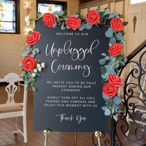 IPOPU 100pcs Red Foam Rose Artificial Flower Bulk with Crystal 3in Real Looking Stemless Fake Roses for DIY Craft Wedding Bouquets Wall Decoration Bridal Shower Arrangement Home Decorations(Red) - color: Red With Crystal