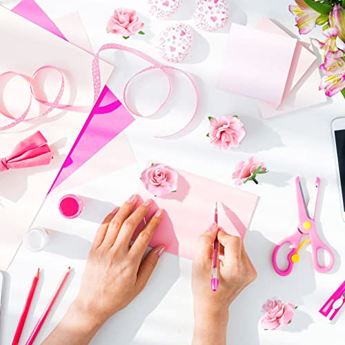 Yinsun 50pcs Pink Roses Artificial Flower Heads, 1.57” Small Silk Fake Flowers for DIY Wedding Bridal Shower Baby Shower Party Decoration - color: Pink, size: 1.57 Inch