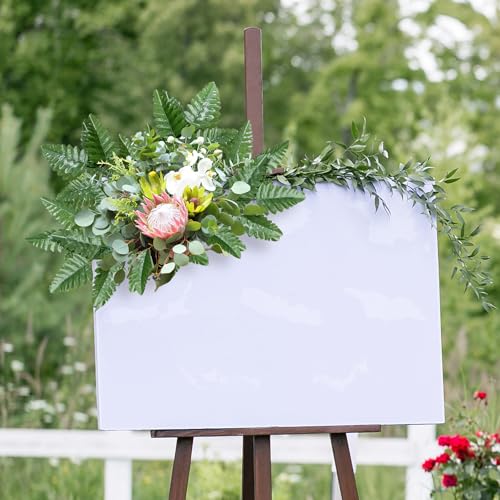 Artificial Silk Leaf Fern, Fake Greenery Fern Picks Leaves Stems for Flowers DIY Arrangement Home Wedding Garden Cemetery Decoration (160Pcs, Deep Green)
