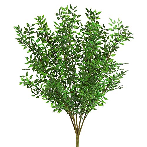 Vickerman Everyday 20" Artificial Green Mini Smilax Bush - Faux Indoor Plant Bush - Greenery for Home Or Office Decor - Maintenance Free