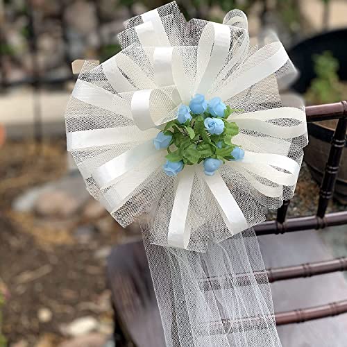 Light Blue Artificial Silk Flower Roses - 12 Mini Bouquets of 12 Rosebuds, 144 Rosebuds Total, Wedding, Christmas, Reception, Anniversary, Favors, Wreath, Bridal Shower, DIY, Arts and Crafts - color: Light Blue