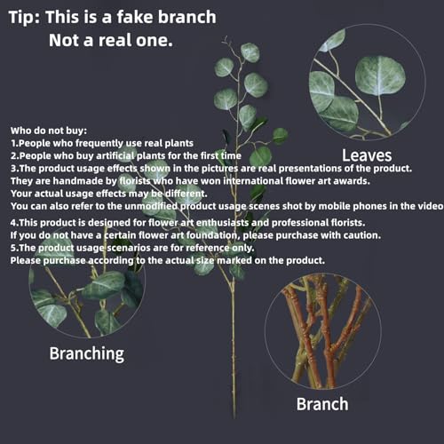 Melorca&Guilla Artificial Plants,3PCS 43.3" Green Large Fake Eucalyptus Faux Branches for Vase,Faux Greenery Stems for Shop Garden Office Home Décor - color: Green Blue Eucalyptus
