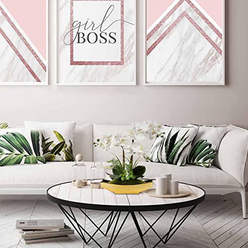 Briful Orchids Artificial Flowers 15" White Phalaenopsis Orchid with Gold Pots Real Touch Faux Orchid Flower for Home Office Bedroom Table Centerpiece Desk Decor - color: White#1