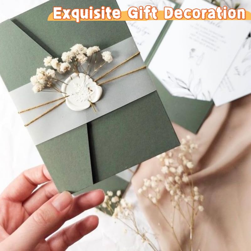 6200+ Ivory White Dried Baby's Breath Flowers - 100% Real Natural Gypsophila Mini Bouquet Bulk for Wedding Floral Arrangement Boho Home Decor, DIY Crafts,Candle Making, Birthday Party Decorations