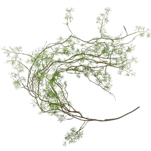 Artificial Twig Vine for Wall Hangings 55" Long Faux Greenery Décor Myriad Strands Twig Garland Hanging Vines for Home Wedding Decoration