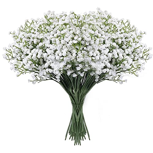 LYLYFAN Babys Breath Artificial Flowers,18 Pcs Gypsophila Faux Flowers for Wedding Party Home Garden Decoration White - color: White, size: 18pcs
