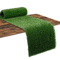 XLX TURF Green Artificial Grass Table Runner for Sport Golf Spring Summer Party Decorations - 12 x 36 Inches Short Fake Grass Crafts Table Centerpiece Wedding Baby Shower - size: 12 x 36 Inches / 1PC