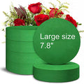 Max Shape Round Floral Foam Blocks,Large Dry Floral Foam for Artificial Flowers,Craft Project,Wedding Aisle Flowers,Arty Decoration 6 Pack (7.87'') - size: 7.87''
