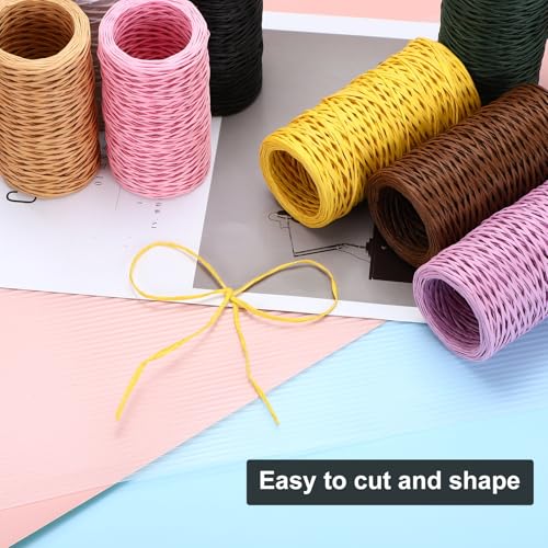 MECCANIXITY Floral Wire 164ft/50m 2mm Vine Bind Wire Rustic Craft Wrapping Metal Wire for Flower Bouquet Wreath Making, Dark Brown - color: Dark Brown, size: 2mmx50m