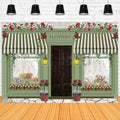 Flower Market Photography Background Spring Pink Flowers Tea Party Backdrop Bloom Floral Baby 1st Birthday Kids Birthday Girls Cake Smash Decor Backdrop Photo Studio,9X6FT - size: 9X6FT