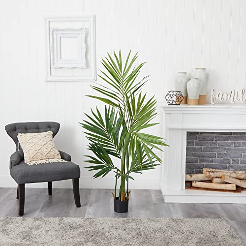 Nearly Natural 5ft. Kentia Palm Silk Tree