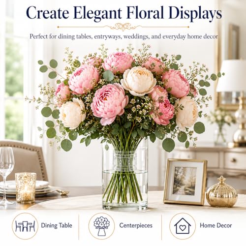 2 Pack Flower Arrangement Holder for Vase, Spiral Blossom Grid Flower Frog Stem Support, Ikebana Bouquet Tool (Clear) - color: Clear