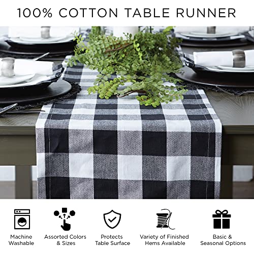 DII Chambray Kitchen, Tabletop Collection, Rose, 14x72 Table Runner - color: Rose, size: 72" x 14" (Rectangular)