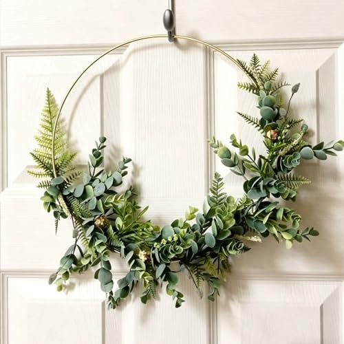 40pcs Eucalyptus Stems Artificial Eucalyptus Leaves Stems,Fake Eucalyptus Plants Real Touch Faux Flower for Home Office Flowers Bouquet Centerpiece Wedding Decoration Spring Farmhouse Home Decoration