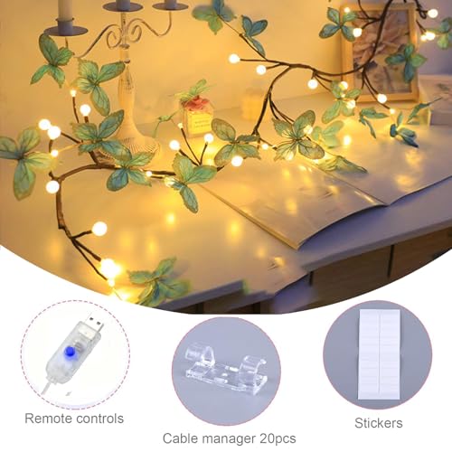 Blue Butterfly LED Tree Branch Lights for Wall, Butterfly Vine Lights for Bedroom with 72 LED Flower String Lights and USB Powered,8Lighting Modes for Indoor Window Wedding Decor (63in) - size: 63in, style: Blue butterfly