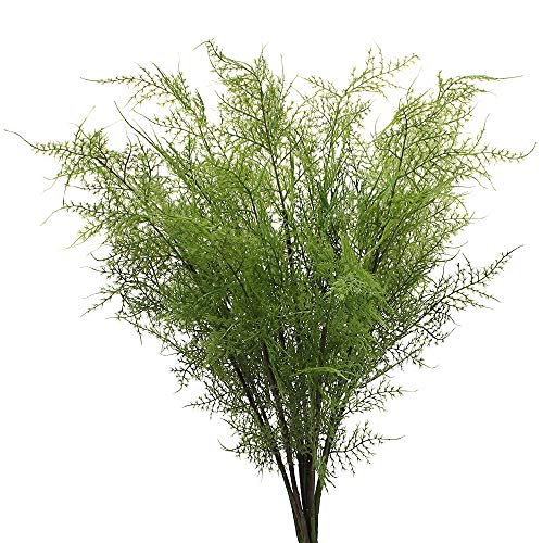 30" Artificial Boston Fern Plants Bushes Fake Shrubs Bush Greenery Plants Faux Fern Plant Large for Outdoors UV Resistant Garden Plants or Home Office Desk Indoor Decor 6pcs - color: Style #7