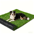 Artificial Turf Grass 4ft x 2ft Outdoor Indoor - 1.18in Thick Realistic Artificial Turf Grass Rug, Dog Pee Pad with Drainage Holes Fake Grass Mat for Pet & Garden, Green Carpet for Patio - size: 2' x 4'