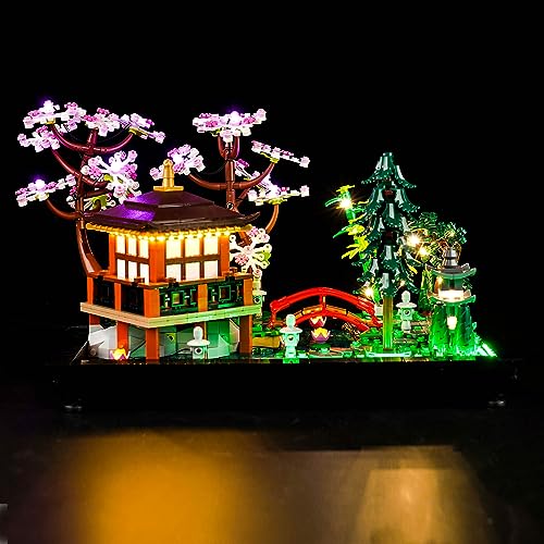 Led Light Kit for Lego Icons Tranquil Garden 10315 Creative Building Set, Decorative Lights are Perfect for Christmas and Halloween Gifts (Lights Only, No Lego Models) - color: 10315 Tranquil Garden, size: Standard Version