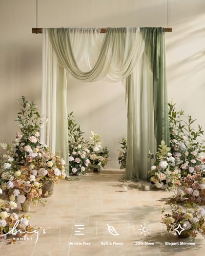 Ling's moment 36" Tall Ground Flowers for Wedding Decor, 2pcs Free Standing Artificial Flowers Arrangements, Aisle Chair Backdrop Decoration for Garden Arch Entryway Ceremony Reception, Blush & Cream - color: Pk-blush & Cream