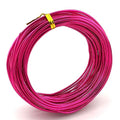 11 Yard Aluminum Wire Bendable Metal Wire Jewelry Craft Wire Beading Floral Making Jewelry Making Doll Making (9 Gauge, Deep Fuchsia) - color: Deep Fuchsia, size: 9 Gauge