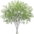 CEWOR 4pcs Artificial Plants Fake Greenery Branches for Vase, 43.3 Inch Green Nandina Long Steams for Tall Vase, Fake Plants Spring Stems for Wedding Garden Office Home Décor