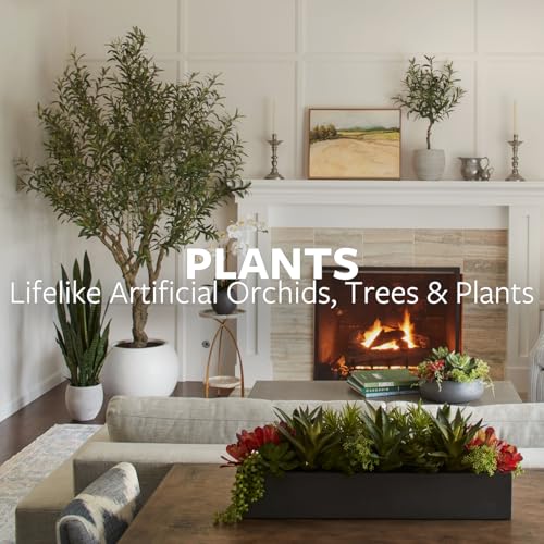 CG Hunter Faux Succulent Arrangement, Premium Artificial Indoor Plant Enhances Interior Design, Display on Any Surface in Your Home Adding an Inviting Touch of Nature, Grey Planter Pot Included - size: 14" Round Grey Planter