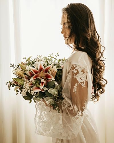 20 Pcs Artificial Lily Flower Head, Gray | Fake Flowers Heads, Simulation Small Lily, DIY Handmade, Wedding Photography Party Home Decoration - color: Grey